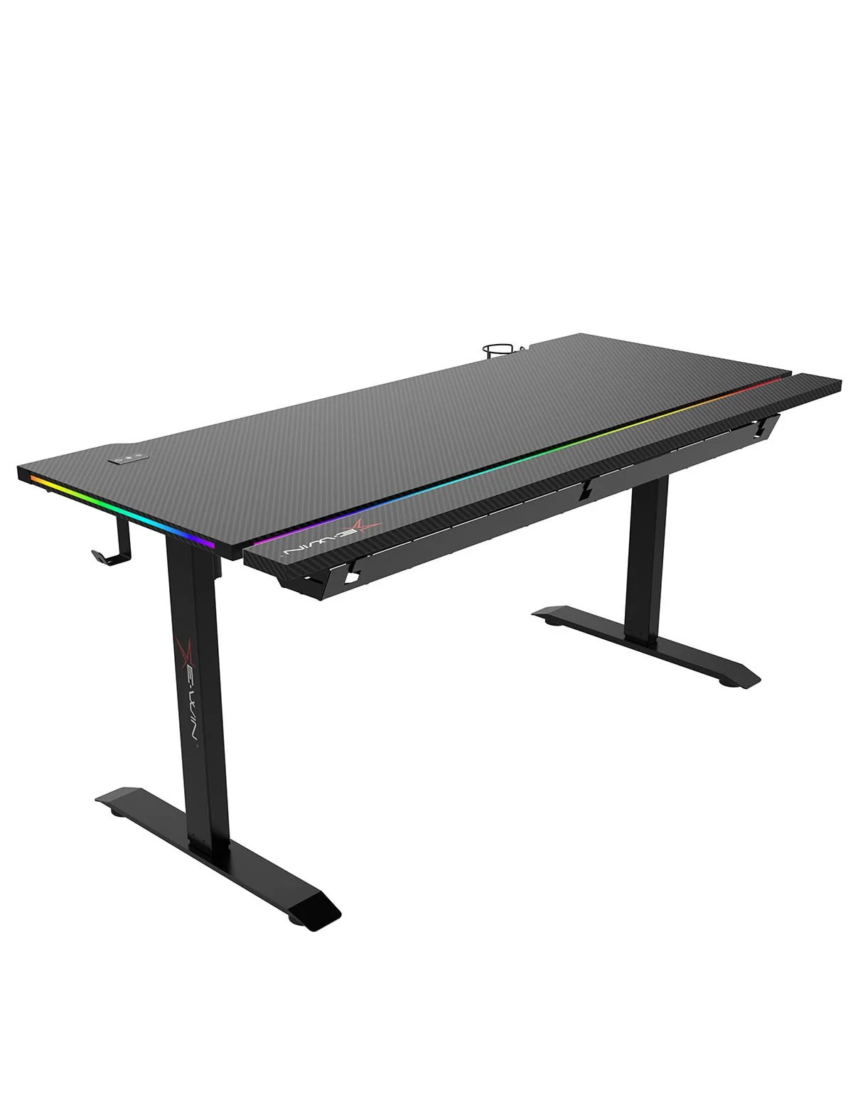 E-WIN Bravon Black Sit-to-Stand RGB Gaming Desk & Chair Bundle - Image 50
