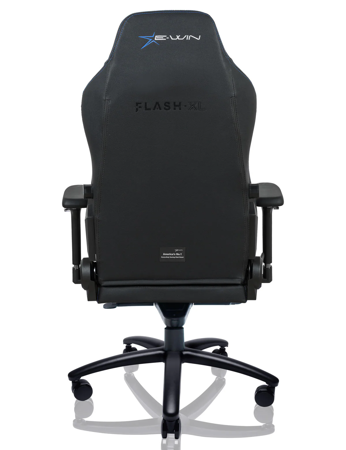 E-WIN Bravon Blue White Sit-to-Stand RGB Gaming Desk & Chair Bundle - Image 26