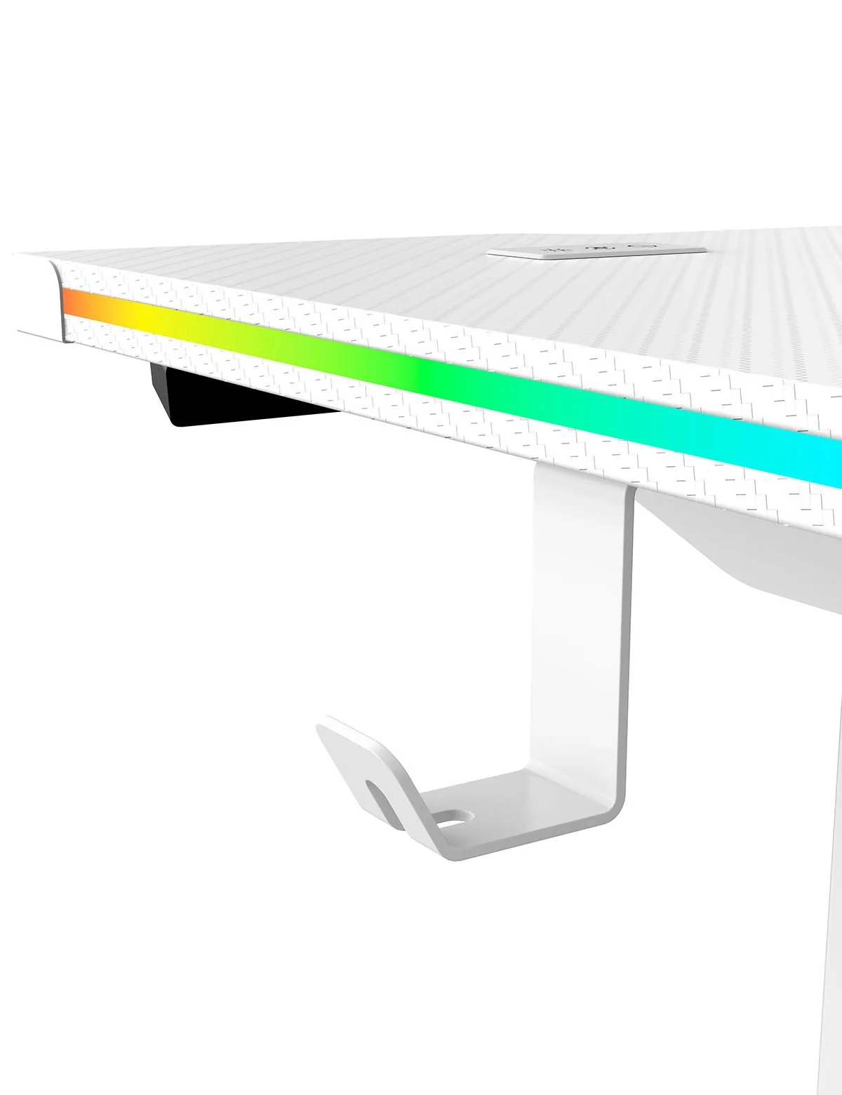 E-WIN Bravon Red White Sit-to-Stand RGB Gaming Desk & Chair Bundle - Image 30