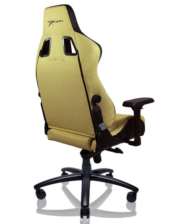 E-WIN Flash XL Size Upgraded Series Ergonomic Golden Computer Gaming Office Chair with Pillows - FLI-XL-REV - Image 5