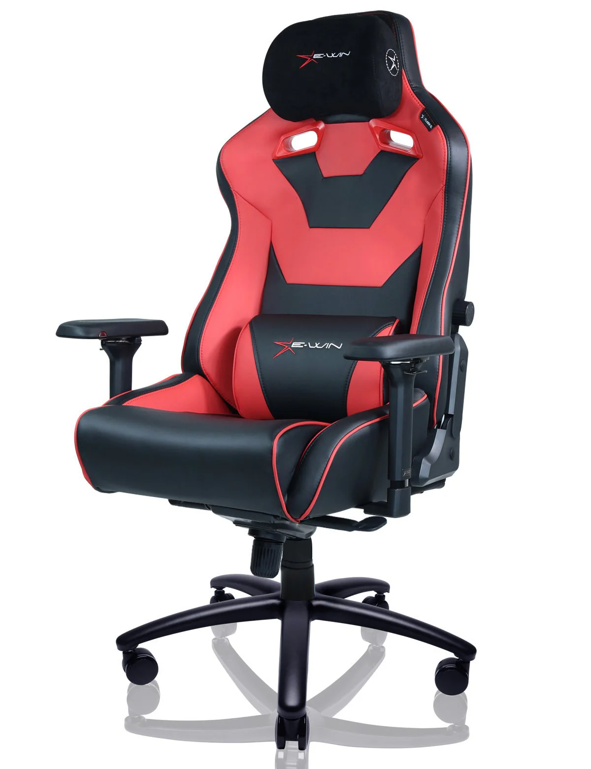 E-WIN Bravon Red White Sit-to-Stand RGB Gaming Desk & Chair Bundle - Image 27