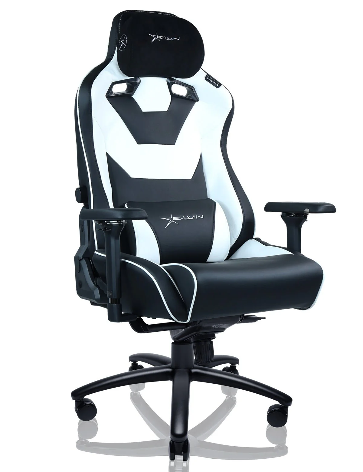 E-WIN Bravon White Sit-to-Stand RGB Gaming Desk & Chair Bundle - Image 19