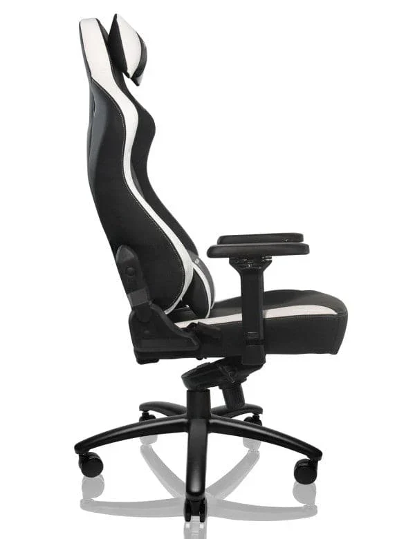 E-WIN Bravon White Sit-to-Stand RGB Gaming Desk & Chair Bundle - Image 26