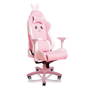 E-WIN Champion Series Ergonomic Computer Gaming Office Chair with Pillows, Pink Bunny - CPJ - Image 6