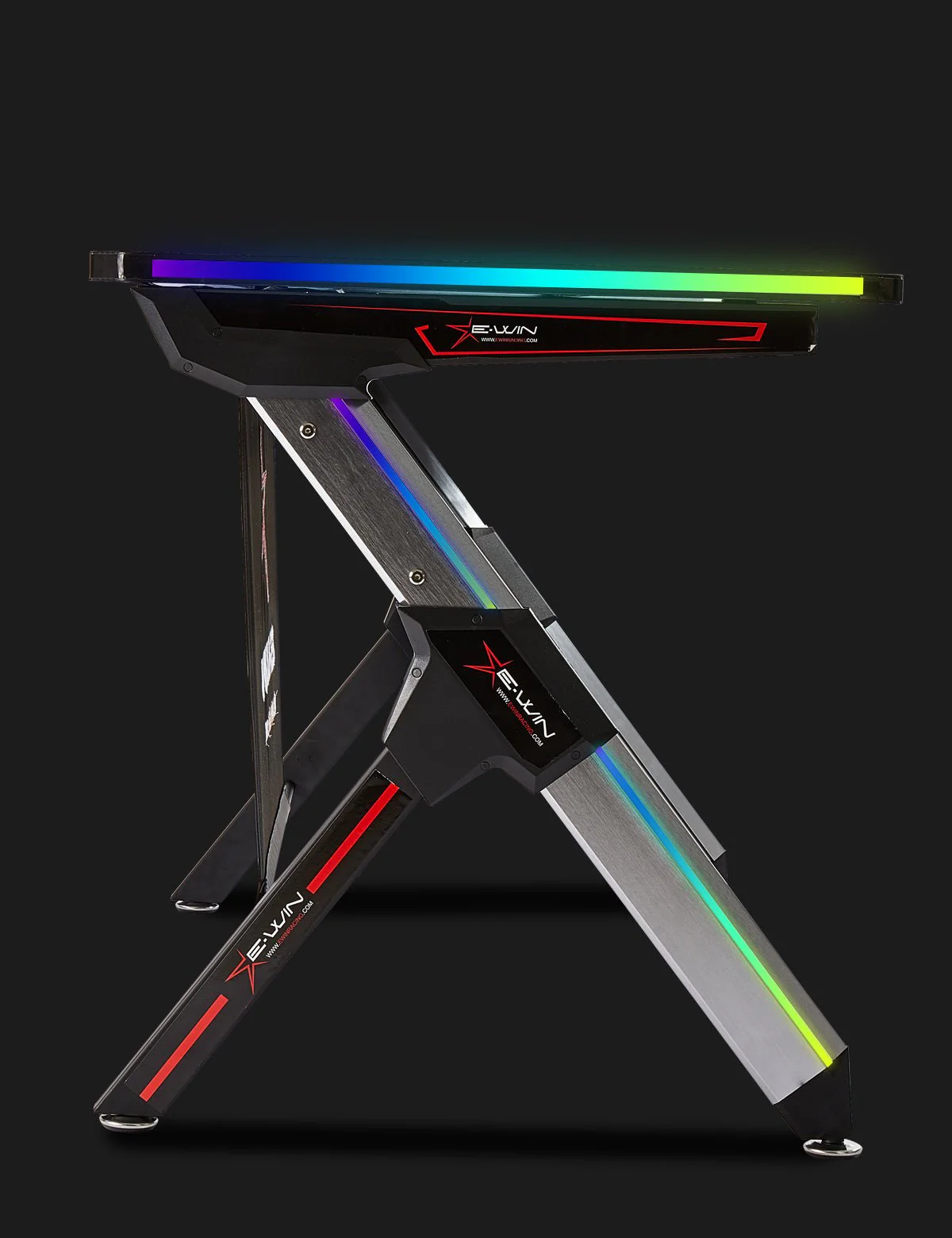 E-WIN Lux Luminis RGB Gaming Desk with Wireless Charging - Image 3