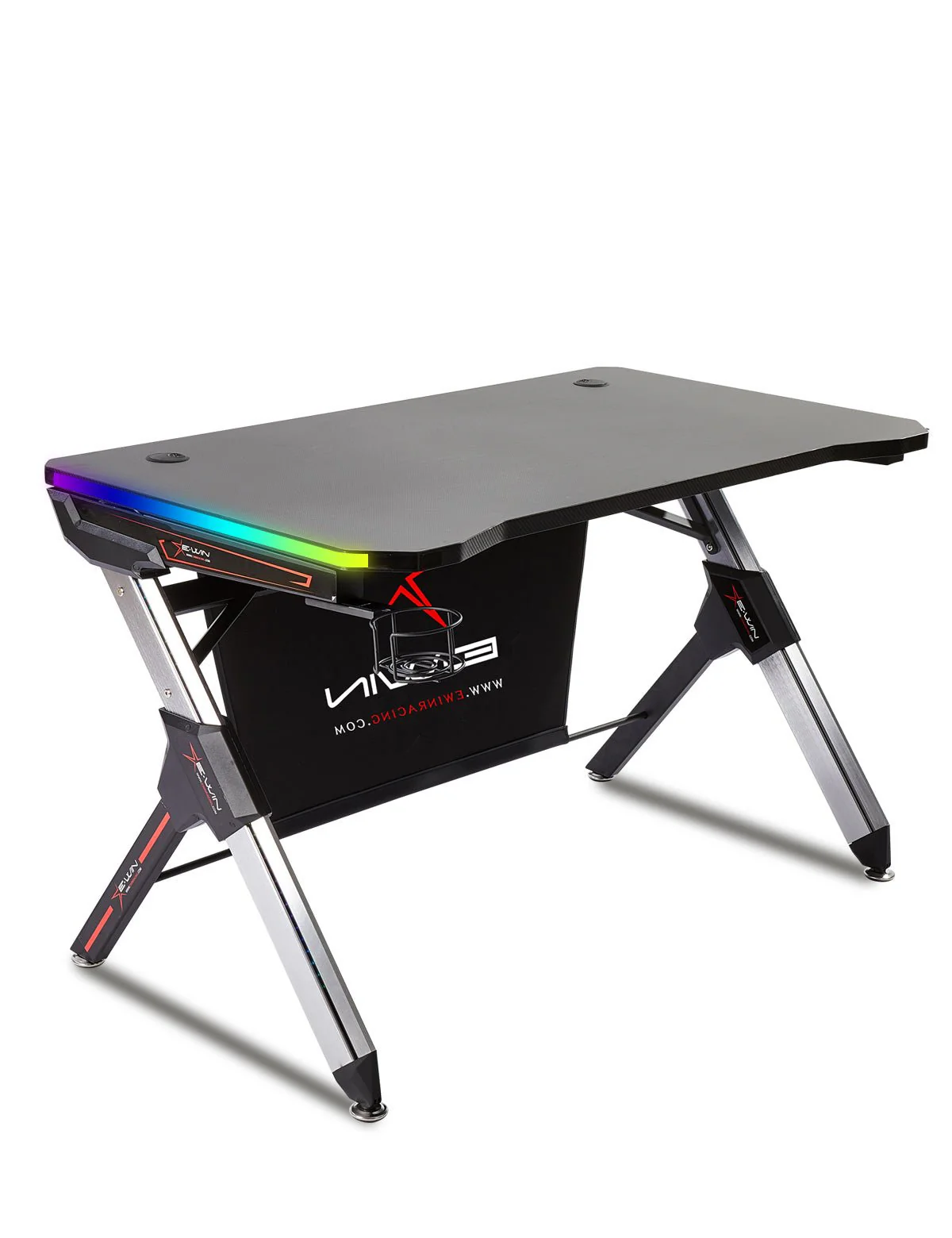 E-WIN Lux Luminis RGB Gaming Desk with Wireless Charging - Image 6