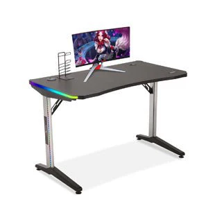 E-WIN Nexus Lucis RGB Gaming Desk with Wireless Charging - Image 7